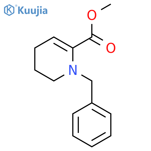 1-Benzyl-1,4,5,6-tetrahydro-pyridine-2-carboxylic acid methyl ester structure