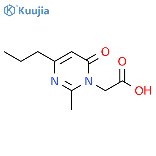 (2-Methyl-6-oxo-4-propyl-6H-pyrimidin-1-yl)-acetic acid structure