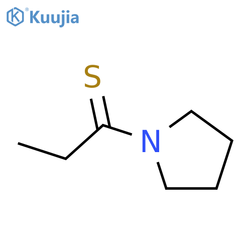 Pyrrolidine, 1-(1-thioxopropyl)- structure