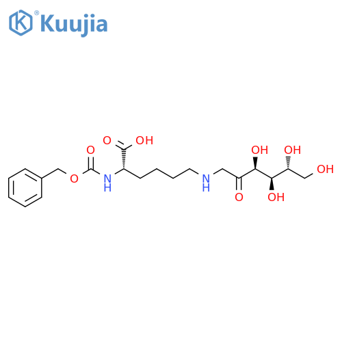 N6-(1-Deoxy-D-fructos-1-yl)-N2-(phenylmethoxy)carbonyl-L-Lysine structure