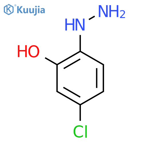 5-chloro-2-hydrazinylphenol structure