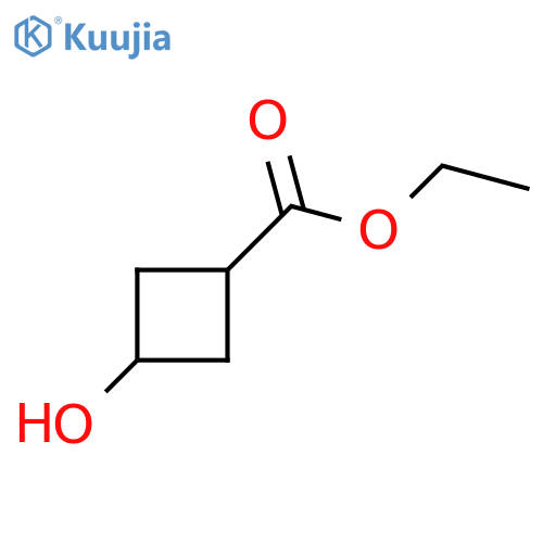 ethyl 3-hydroxycyclobutane-1-carboxylate structure