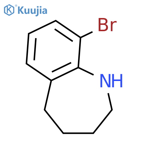 9-Bromo-2,3,4,5-tetrahydro-1H-benzobazepine hydrochloride structure