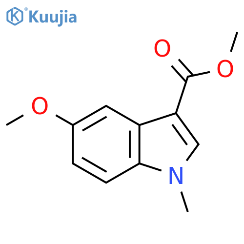 methyl 5-methoxy-1-methyl-indole-3-carboxylate structure