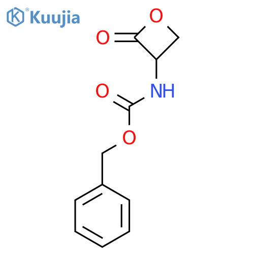 Carbamic acid, (2-oxo-3-oxetanyl)-, phenylmethyl ester structure
