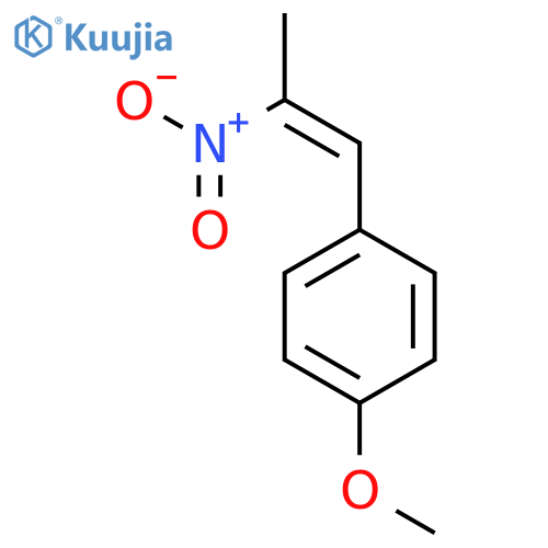 1-(p-Methoxyphenyl)-2-nitro-1-propene structure