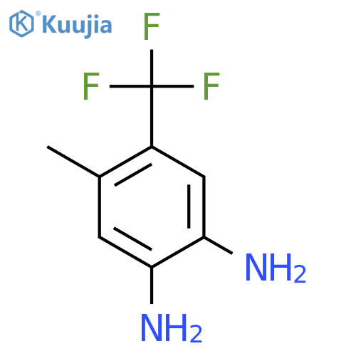 4-Methyl-5-(trifluoromethyl)benzene-1,2-diamine structure