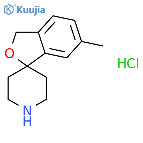 6-Methyl-3H-spiro[isobenzofuran-1,4'-piperidine] hydrochloride structure