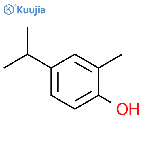 4-isopropyl-2-methylphenol structure