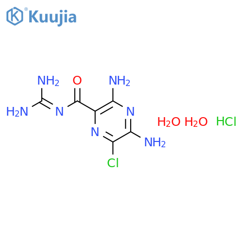 Amiloride hydrochloride dihydrate structure