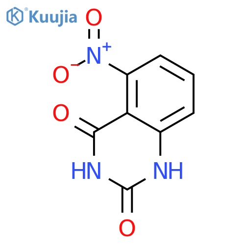 5-nitro-1,2,3,4-tetrahydroquinazoline-2,4-dione structure