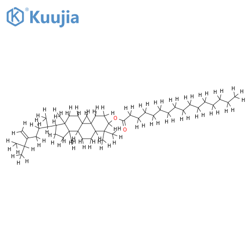24-Methylen-9,19-cyclolanostan-3beta-yl-palmitat structure