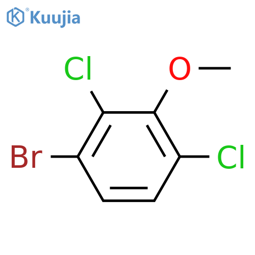 1-Bromo-2,4-dichloro-3-methoxybenzene structure