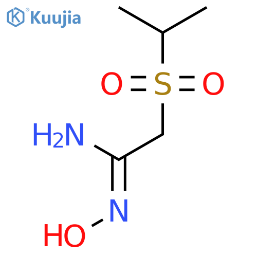 N'-Hydroxy-2-(isopropylsulfonyl)acetimidamide structure