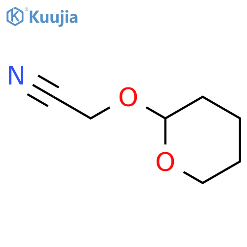 (Tetrahydro-pyran-2-yloxy)-acetonitrile structure