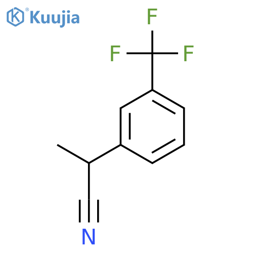 2-3-(trifluoromethyl)phenylpropanenitrile structure