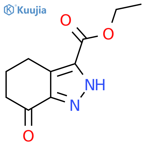 Ethyl 7-oxo-4,5,6,7-tetrahydro-1H-indazole-3-carboxylate structure