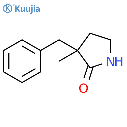 3-benzyl-3-methylpyrrolidin-2-one structure