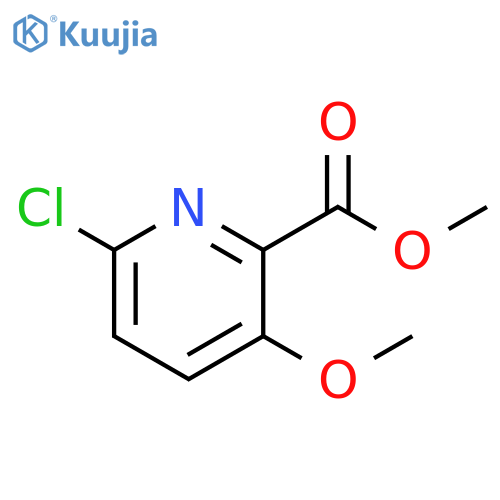 methyl 6-chloro-3-methoxypicolinate structure