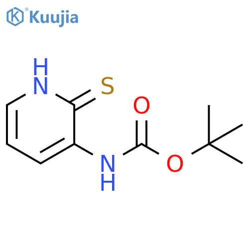 tert-butyl N-(2-sulfanylpyridin-3-yl)carbamate structure