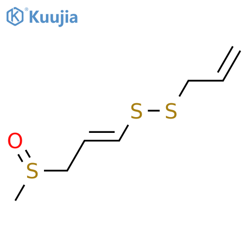 [3-(Methylsulfinyl)-1-propenyl] 2-propenyl disulfide; (E)-form structure