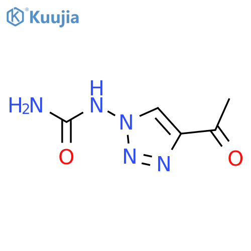 Urea,N-(4-acetyl-1H-1,2,3-triazol-1-yl)- structure
