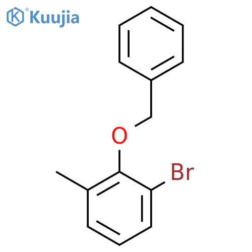 2-(BenZyloxy)-1-bromo-3-methylbenZene structure