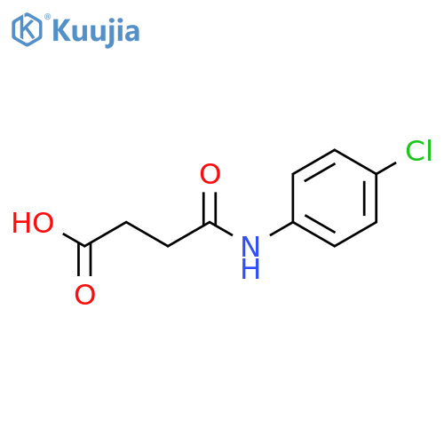 3-[(4-chlorophenyl)carbamoyl]propanoic acid structure