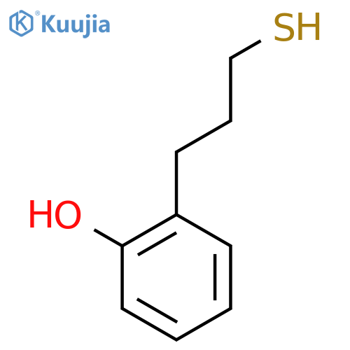2-(3-sulfanylpropyl)phenol structure