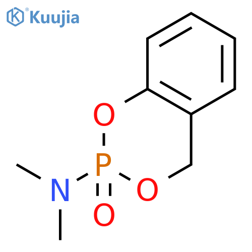 N,N-dimethyl-4H-1,3,2-benzodioxaphosphinin-2-amine 2-oxide structure