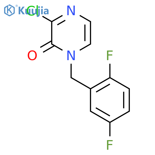 3-chloro-1-(2,5-difluorobenzyl)pyrazin-2(1H)-one structure