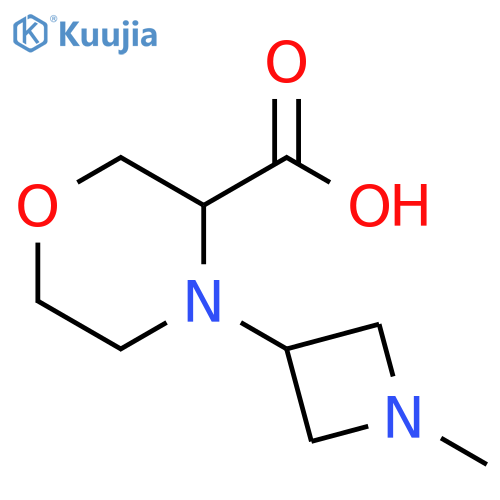 3-Morpholinecarboxylic acid, 4-(1-methyl-3-azetidinyl)- structure