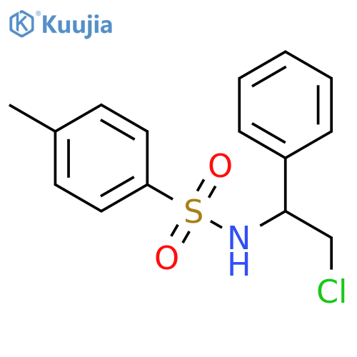 N-(2-Chloro-1-phenylethyl)-4-methylbenzene-1-sulfonamide structure