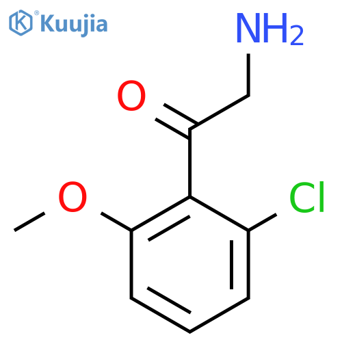 2-amino-1-(2-chloro-6-methoxyphenyl)ethan-1-one structure