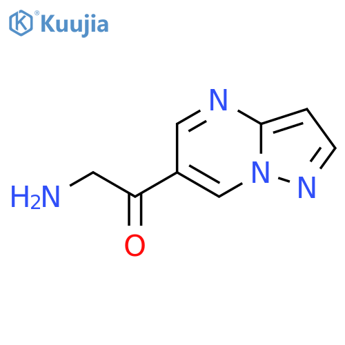2-amino-1-{pyrazolo1,5-apyrimidin-6-yl}ethan-1-one structure