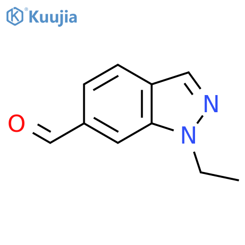 1-ethyl-1H-indazole-6-carbaldehyde structure