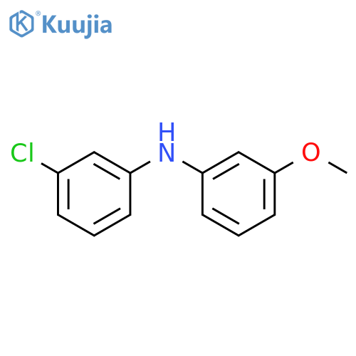 3-Chloro-N-(3-methoxyphenyl)aniline structure