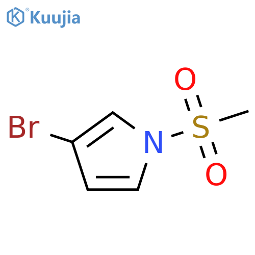 1H-Pyrrole, 3-bromo-1-(methylsulfonyl)- structure