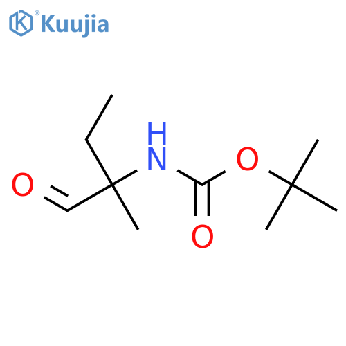 tert-butyl N-(2-methyl-1-oxobutan-2-yl)carbamate structure