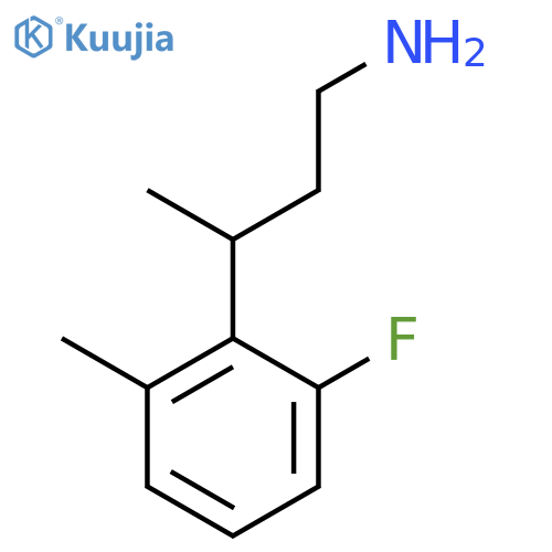 3-(2-fluoro-6-methylphenyl)butan-1-amine structure