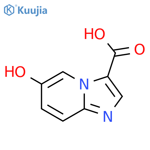 6-Hydroxyimidazo[1,2-a]pyridine-3-carboxylic acid structure