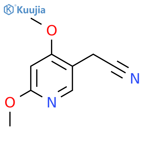 2-(4,6-Dimethoxypyridin-3-yl)acetonitrile structure