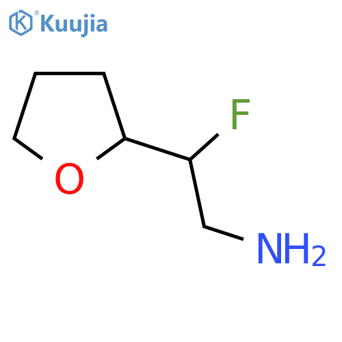 2-fluoro-2-(oxolan-2-yl)ethan-1-amine structure