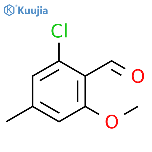 2-chloro-6-methoxy-4-methylbenzaldehyde structure