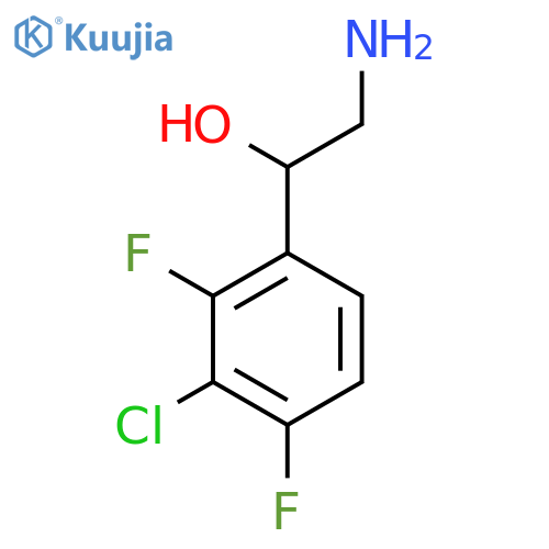 2-amino-1-(3-chloro-2,4-difluorophenyl)ethan-1-ol structure