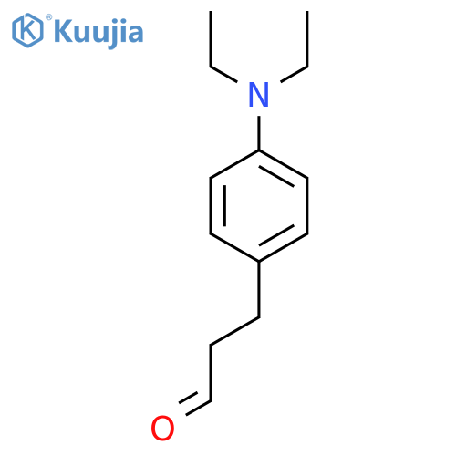 3-4-(diethylamino)phenylpropanal structure
