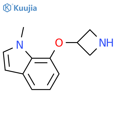 7-(azetidin-3-yloxy)-1-methyl-1H-indole structure