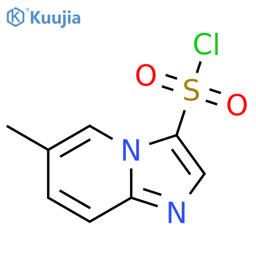 6-methylimidazo1,2-apyridine-3-sulfonyl chloride structure