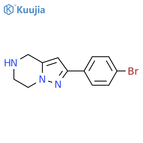 2-(4-Bromophenyl)-4,5,6,7-tetrahydropyrazolo[1,5-A]pyrazine structure