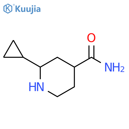 2-cyclopropylpiperidine-4-carboxamide structure